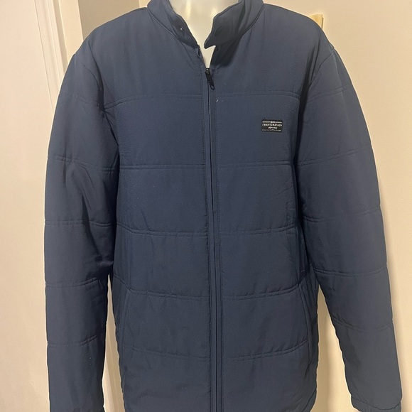 Travis Mathew Navy Blue Interlude Puffer Jacket - Picture 4 of 9